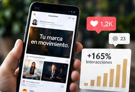 Planificación de contenidos en redes sociales desde un teléfono